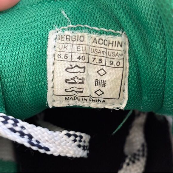 Sergio Tacchini Laced Sports Footwear with Contrast Details and Print. 7.5 - Picture 7 of 9